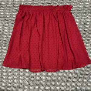French Grey Scarlet Mini Skirt